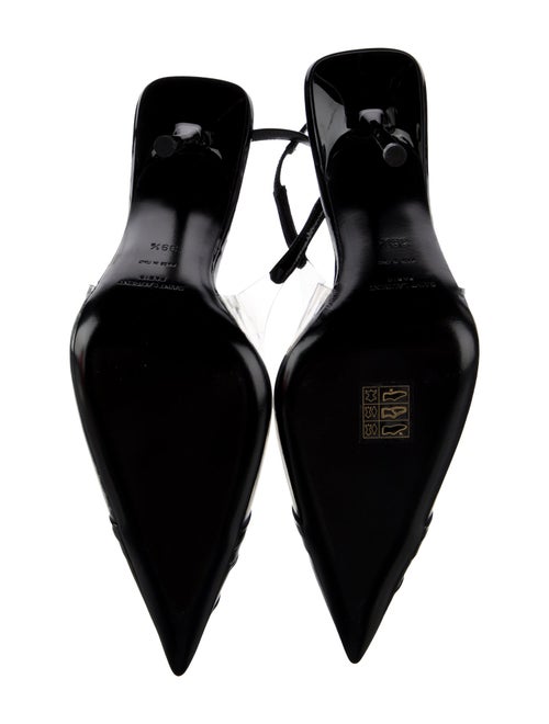 Saint Laurent PVC Slingback Pumps