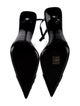Saint Laurent PVC Slingback Pumps