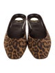 Saint Laurent Animal Print Mules