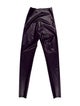 Saint Laurent Latex Skinny Leg Pants