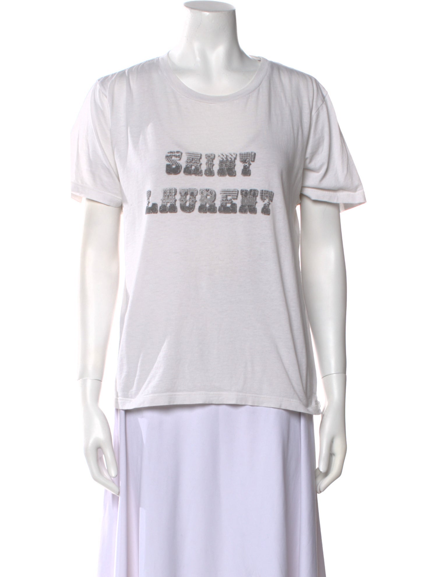 Saint Laurent 2018 Graphic Print T-Shirt