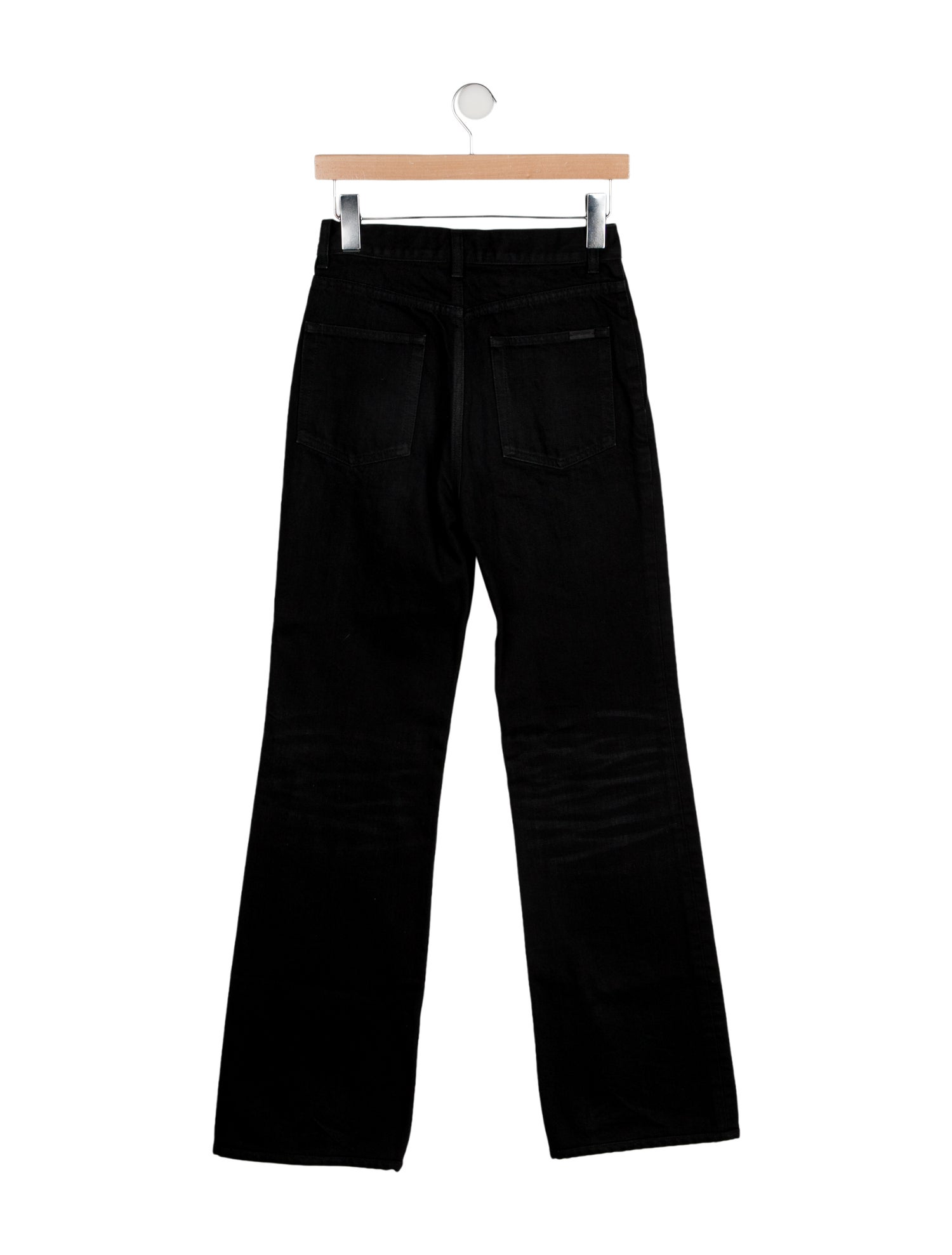 Saint Laurent High-Rise Wide Leg Jeans