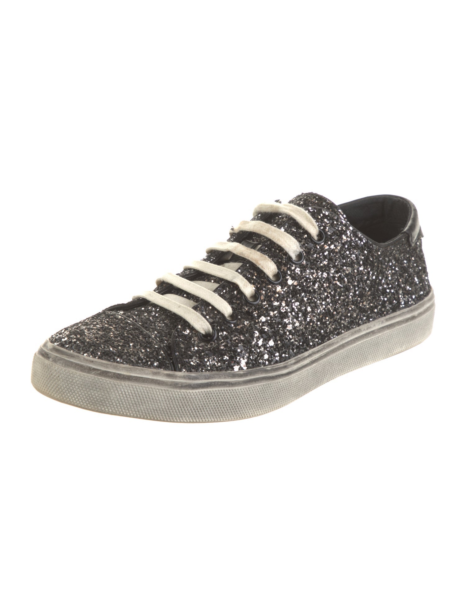 Saint Laurent Glitter Sneakers