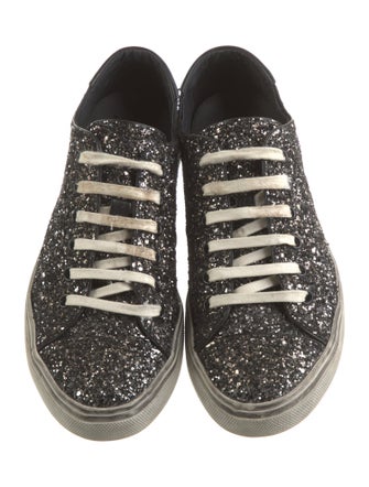 Saint Laurent Glitter Sneakers