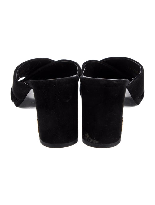 Saint Laurent Suede Slides