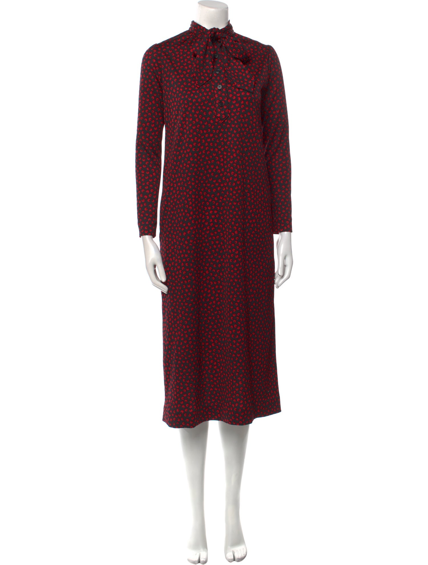 Yves Saint Laurent Rive Gauche Vintage Midi Length Dress