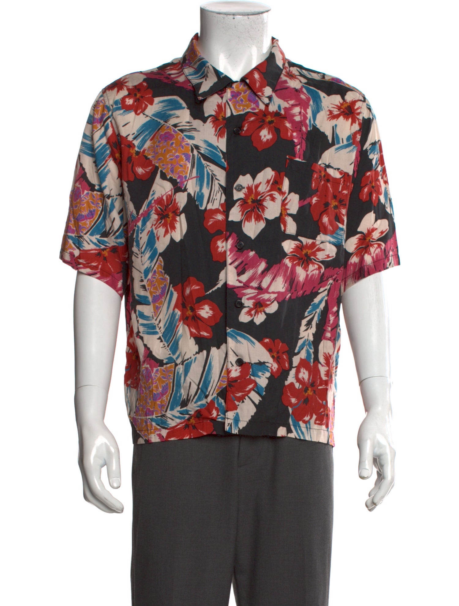 Saint Laurent 2020 Floral Print Shirt