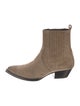 Saint Laurent Suede Western Boots
