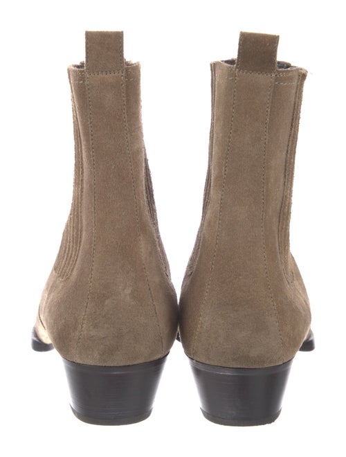 Saint Laurent Suede Western Boots