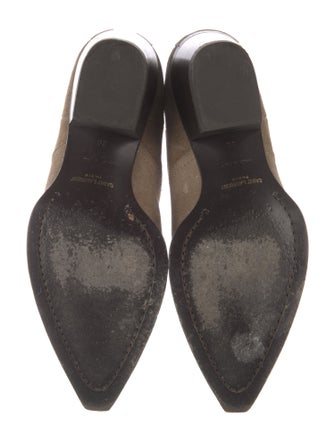 Saint Laurent Suede Western Boots