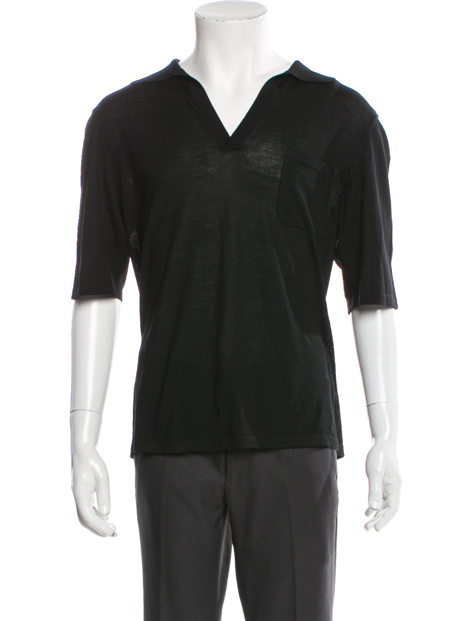 Saint Laurent 2023 Wool Polo Shirt