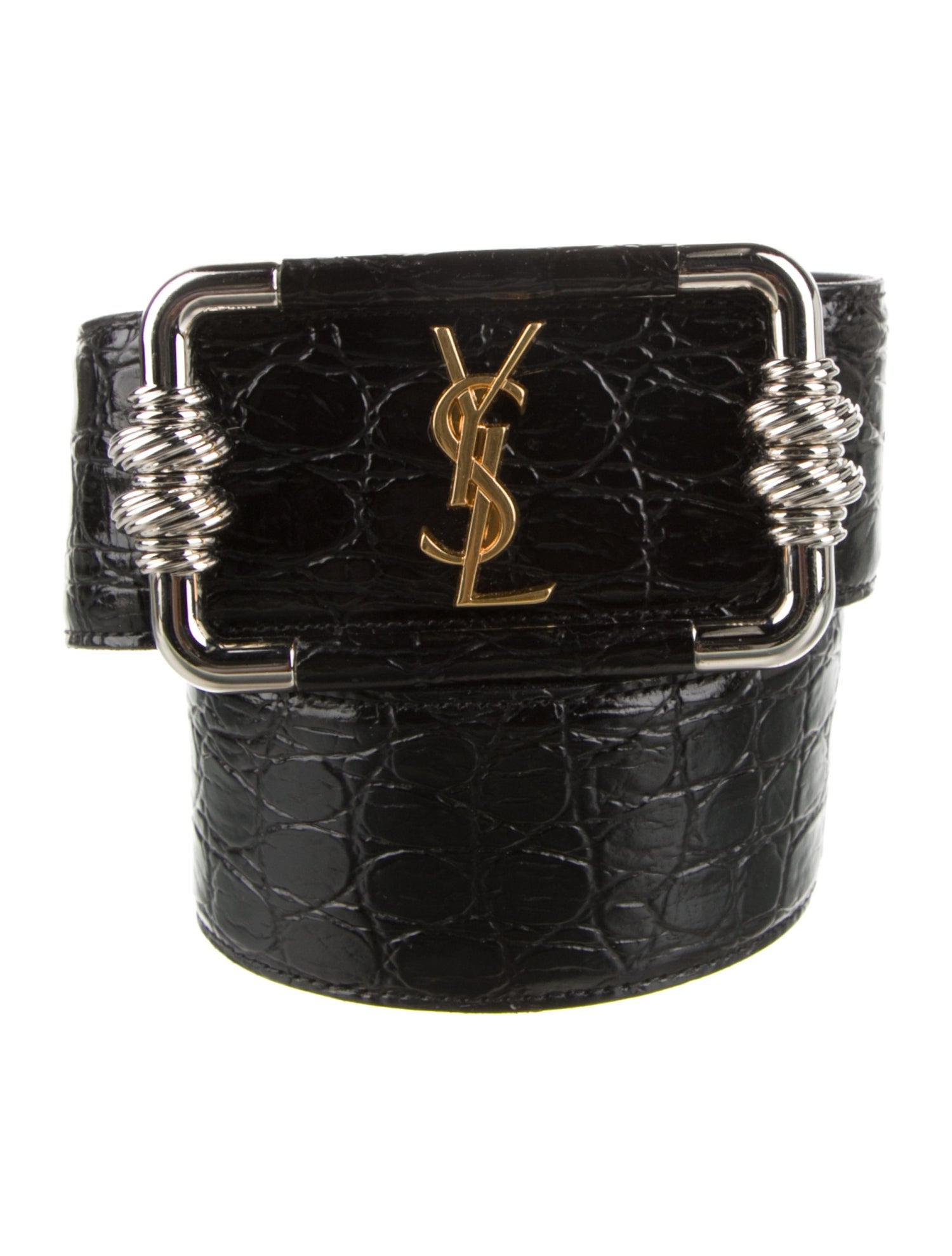 Saint Laurent 743238 Patent Leather Waist Belt