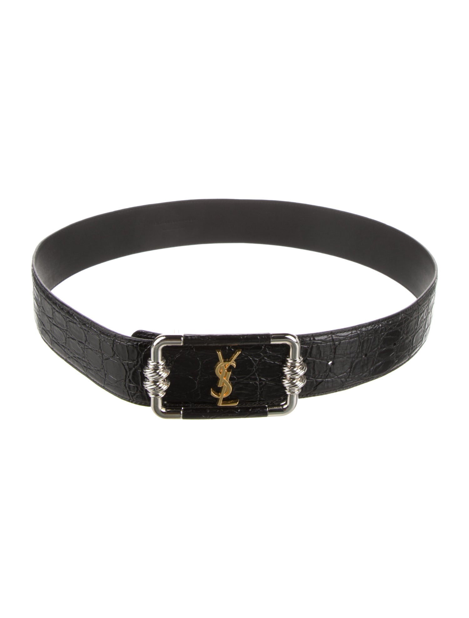Saint Laurent 743238 Patent Leather Waist Belt