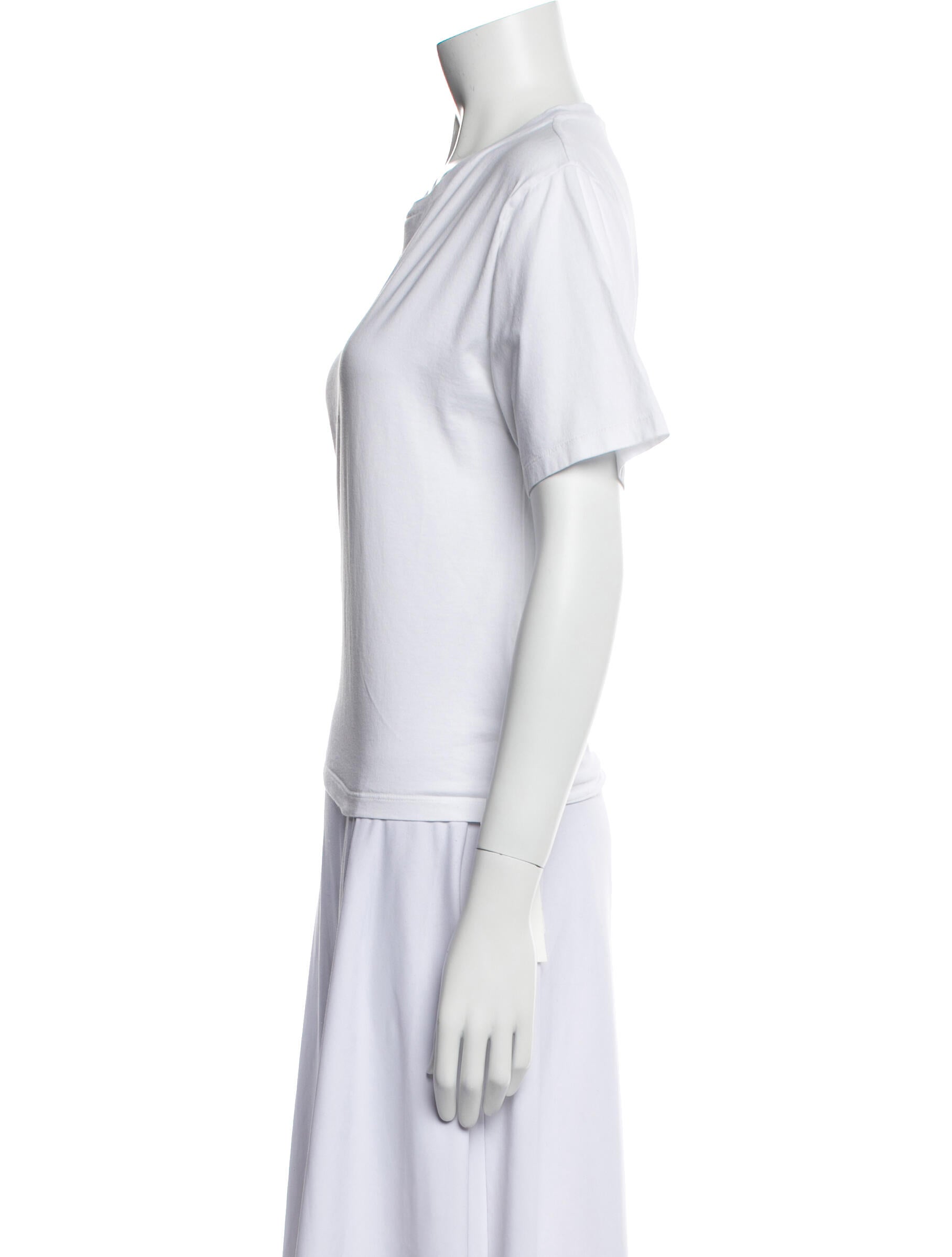 Saint Laurent Crew Neck Short Sleeve T-Shirt