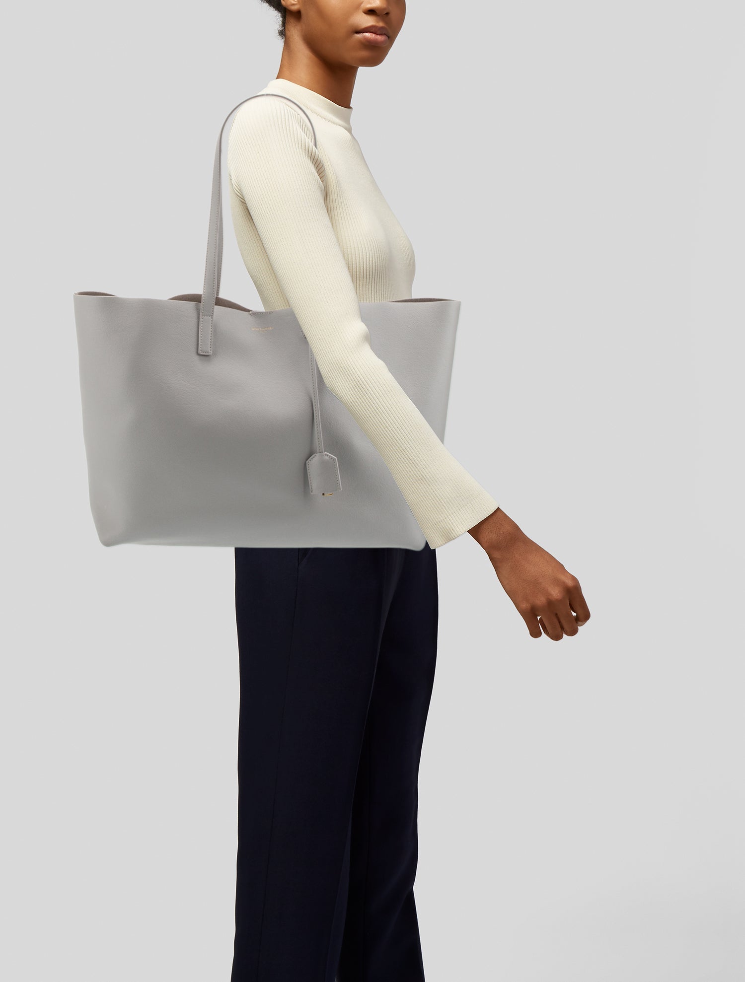 Saint Laurent Leather Tote