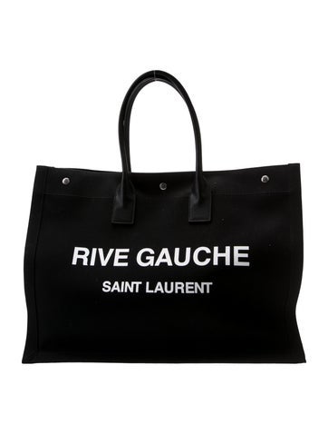 Saint Laurent Totes Canvas Rive Gauche Large