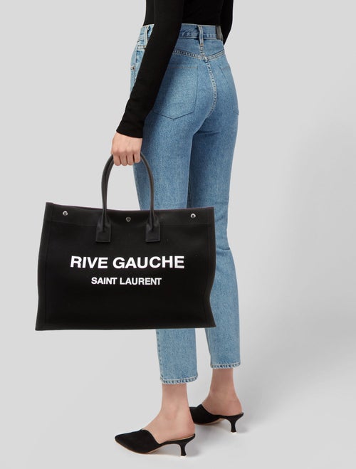 Saint Laurent Canvas Rive Gauche Large