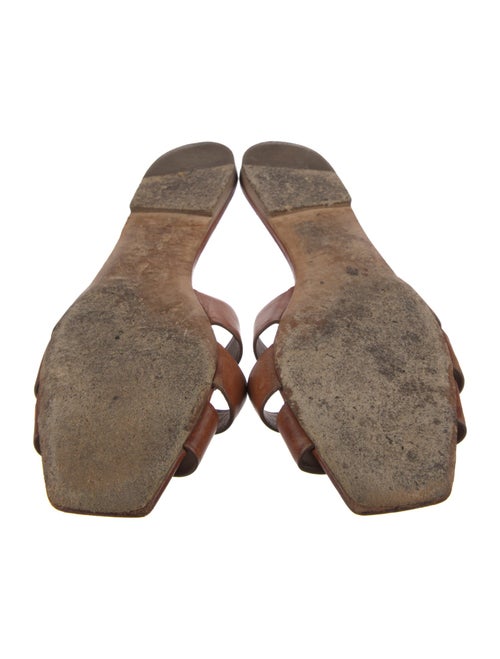 Saint Laurent Leather Slides