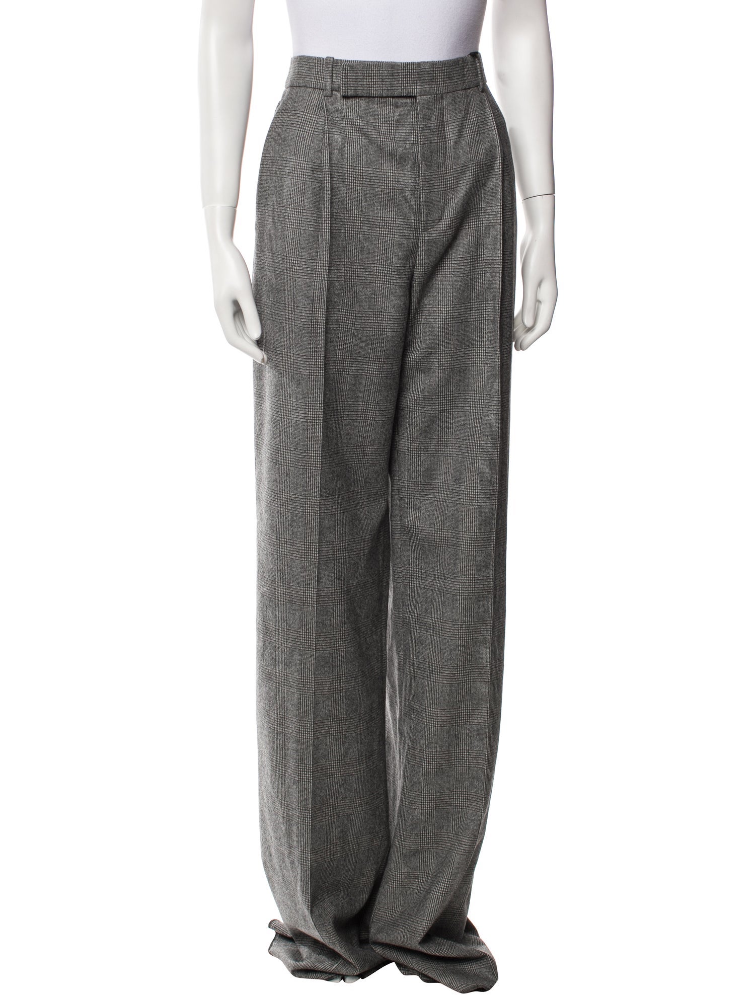 Saint Laurent Wool Wide Leg Pants w/ Tags
