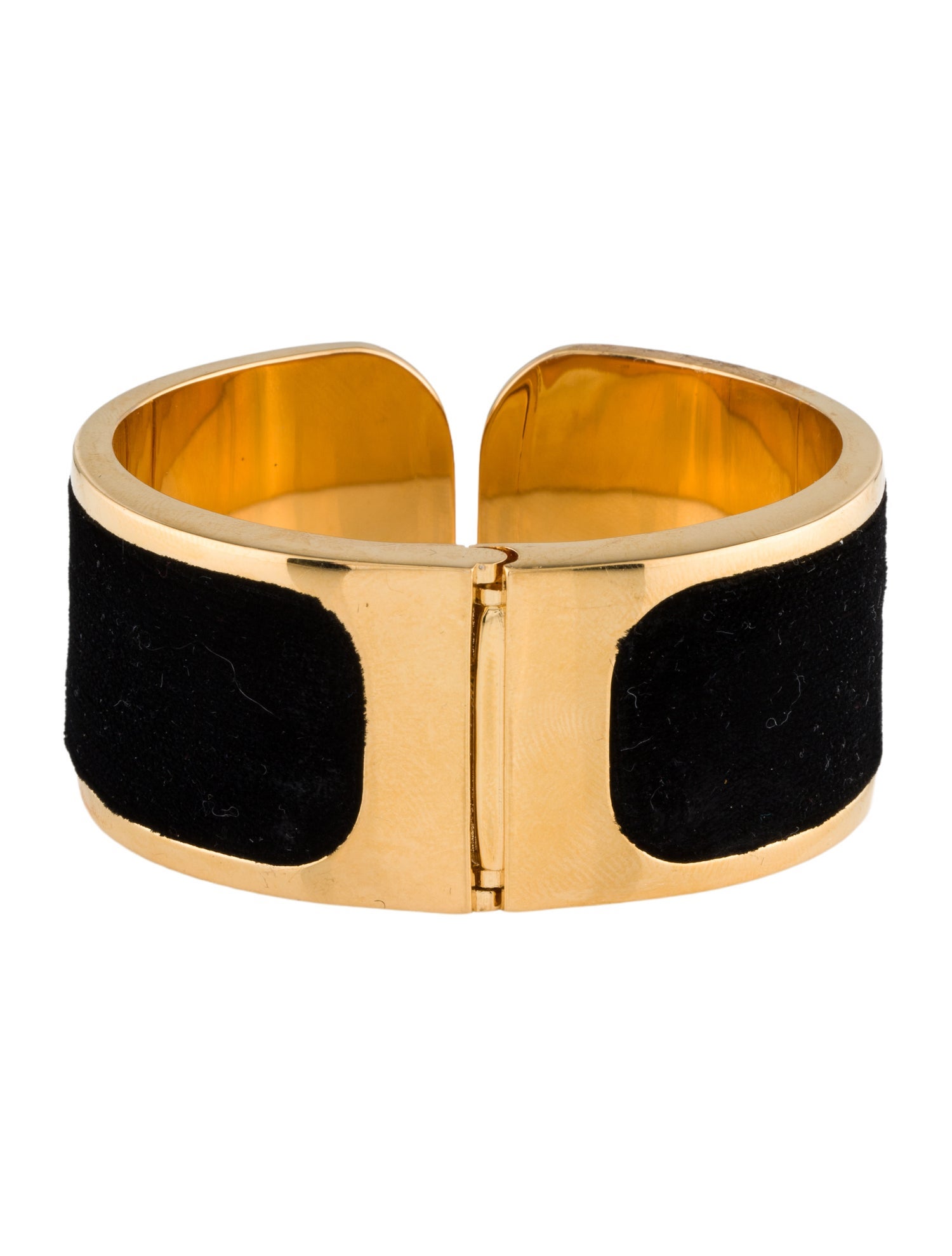 Saint Laurent Velvet Cuff Bracelet