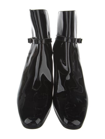 Saint Laurent Patent Leather Sock Boots