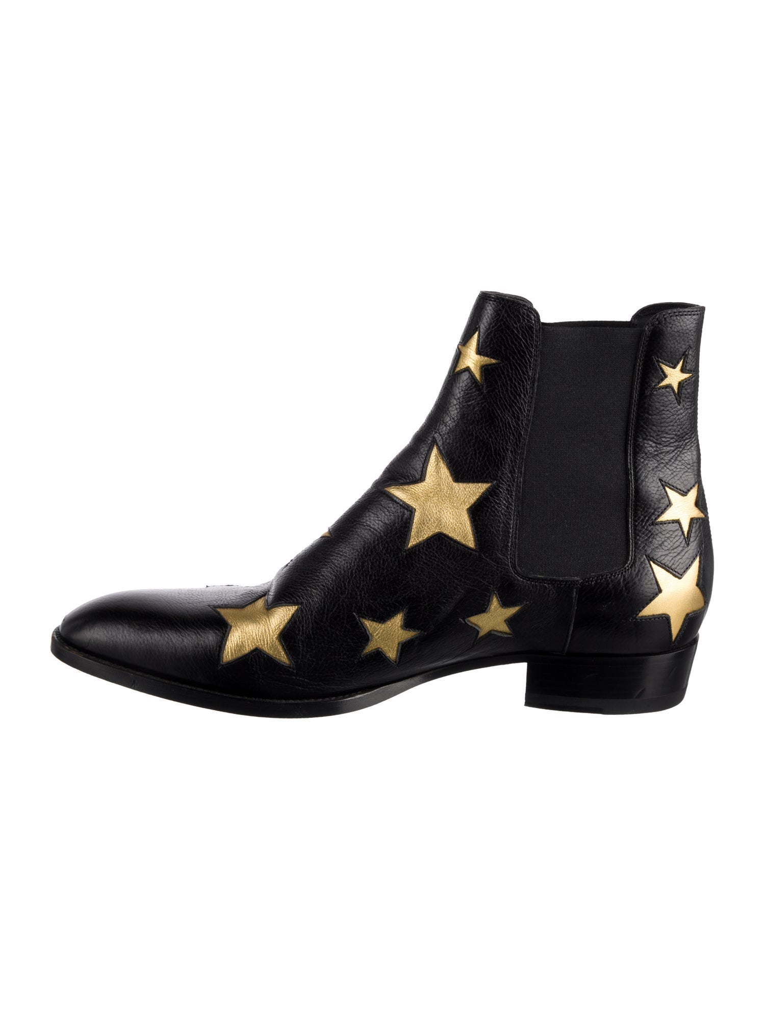 Saint Laurent Leather Chelsea Boots