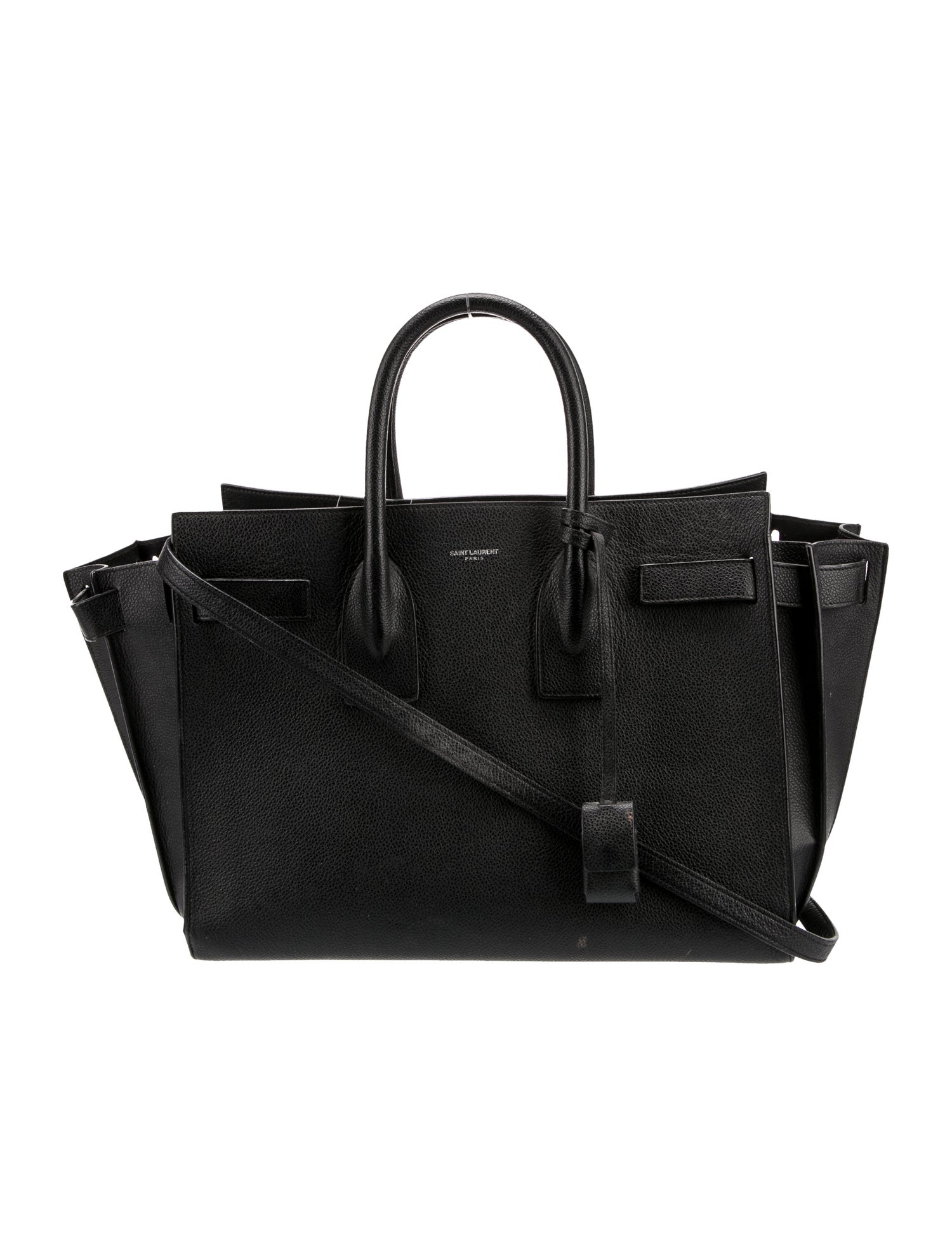 Saint Laurent Leather Sac De Jour Small