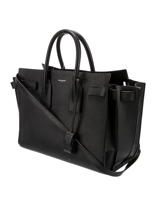 Saint Laurent Leather Sac De Jour Small