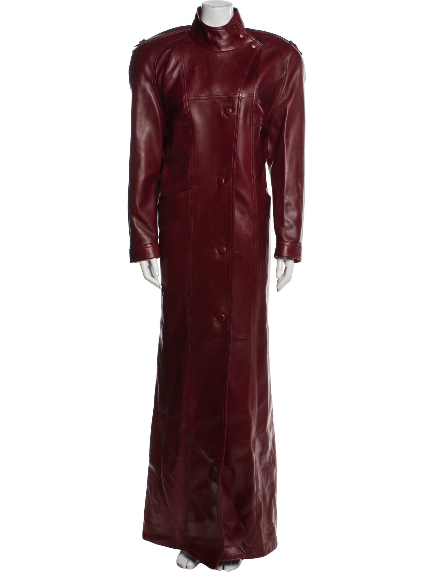 Saint Laurent Lambskin Trench Coat