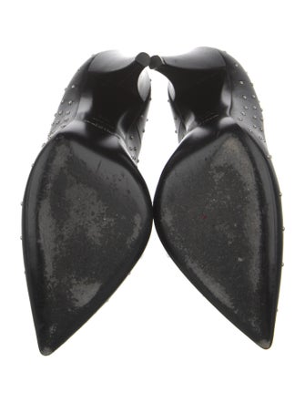 Saint Laurent Leather Studded Accents Pumps