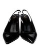Saint Laurent Patent Leather Slingback Pumps