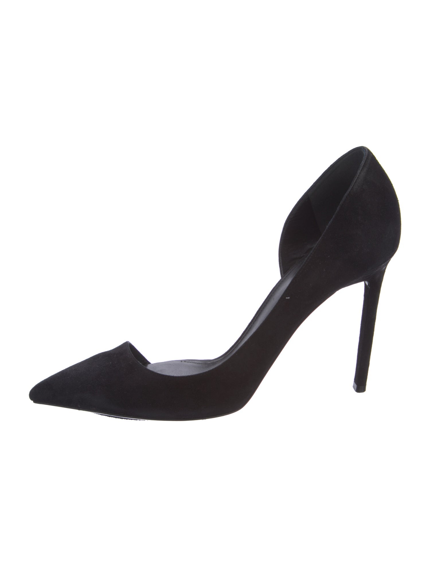 Saint Laurent Suede D'Orsay Pumps