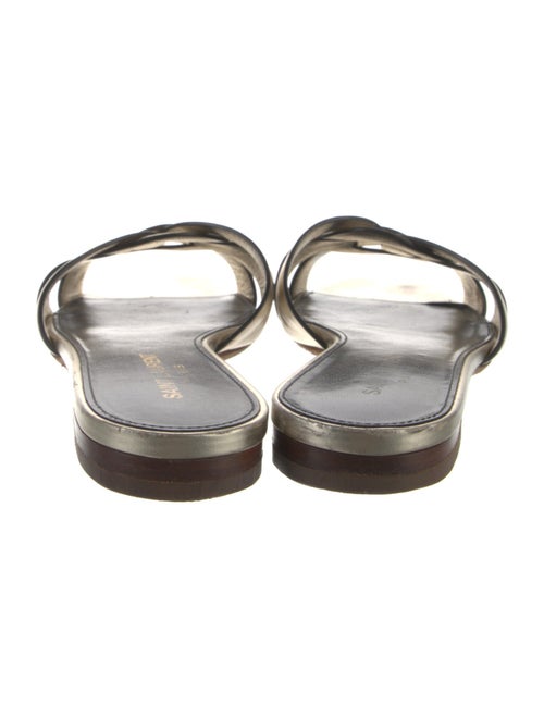 Saint Laurent Leather Slides