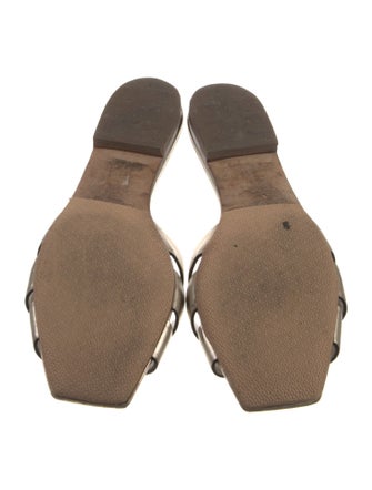 Saint Laurent Leather Slides