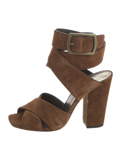 Saint Laurent Suede Sandals