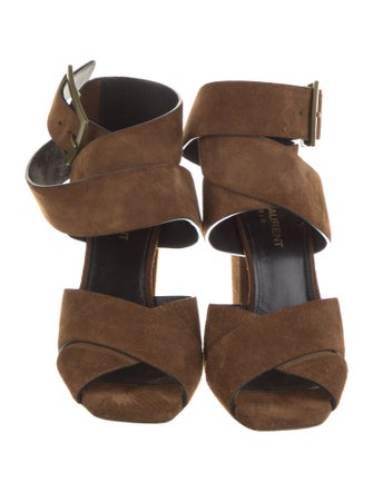 Saint Laurent Suede Sandals