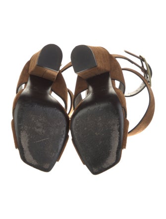 Saint Laurent Suede Sandals