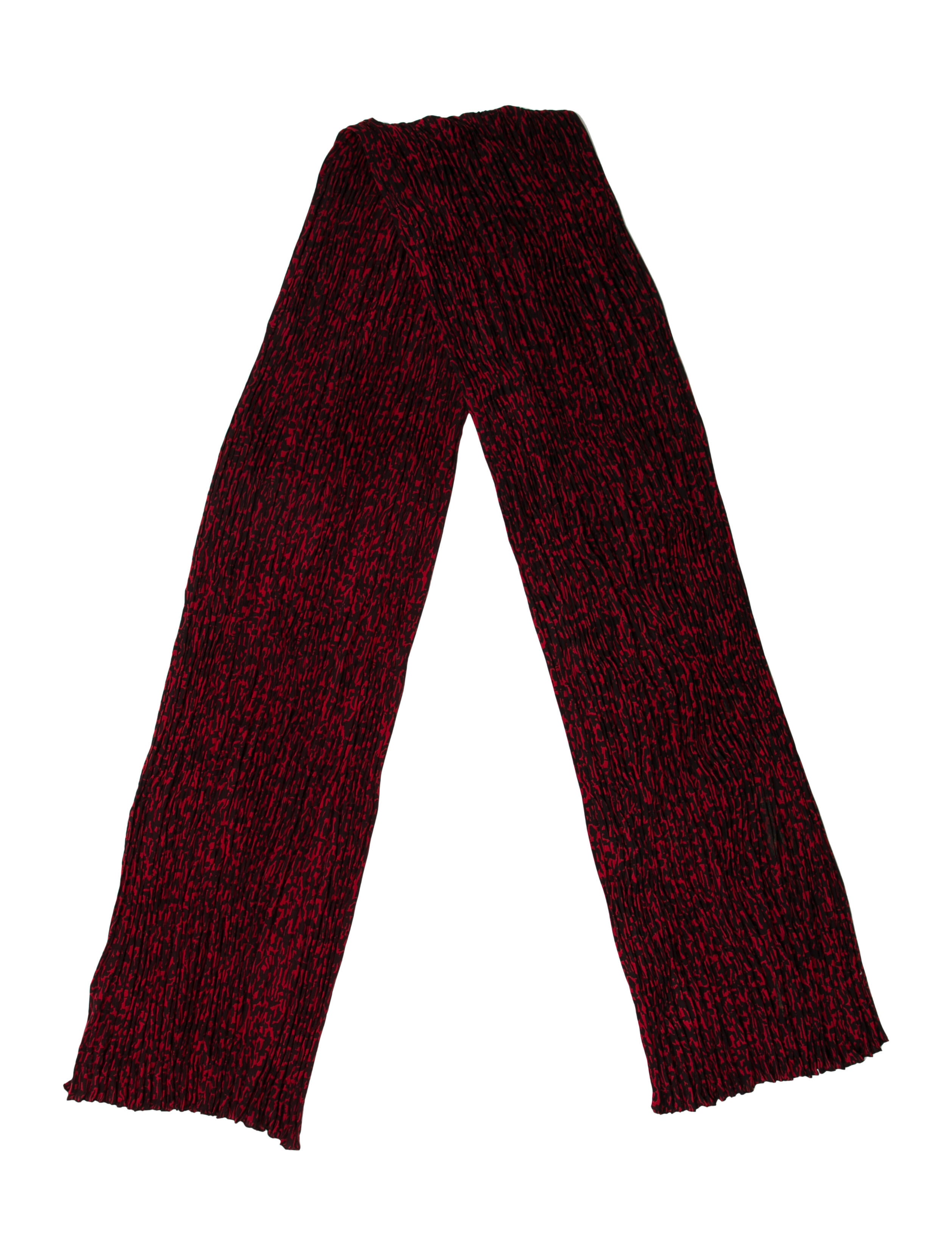 Saint Laurent Wool Printed Scarf