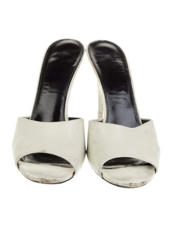 Saint Laurent Leather Slides