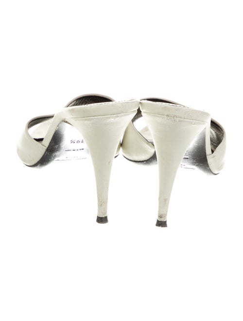 Saint Laurent Leather Slides