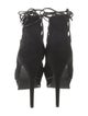 Saint Laurent Suede Cutout Accent Gladiator Sandals