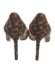 Saint Laurent Suede Animal Print Pumps