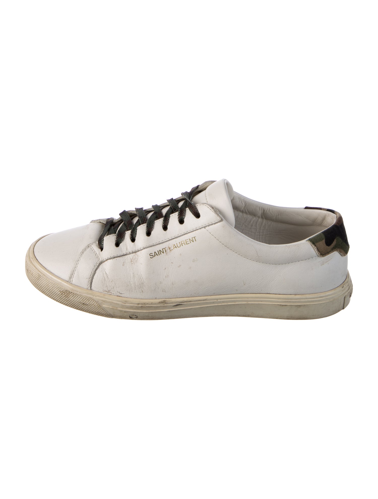 Saint Laurent Leather Sneakers