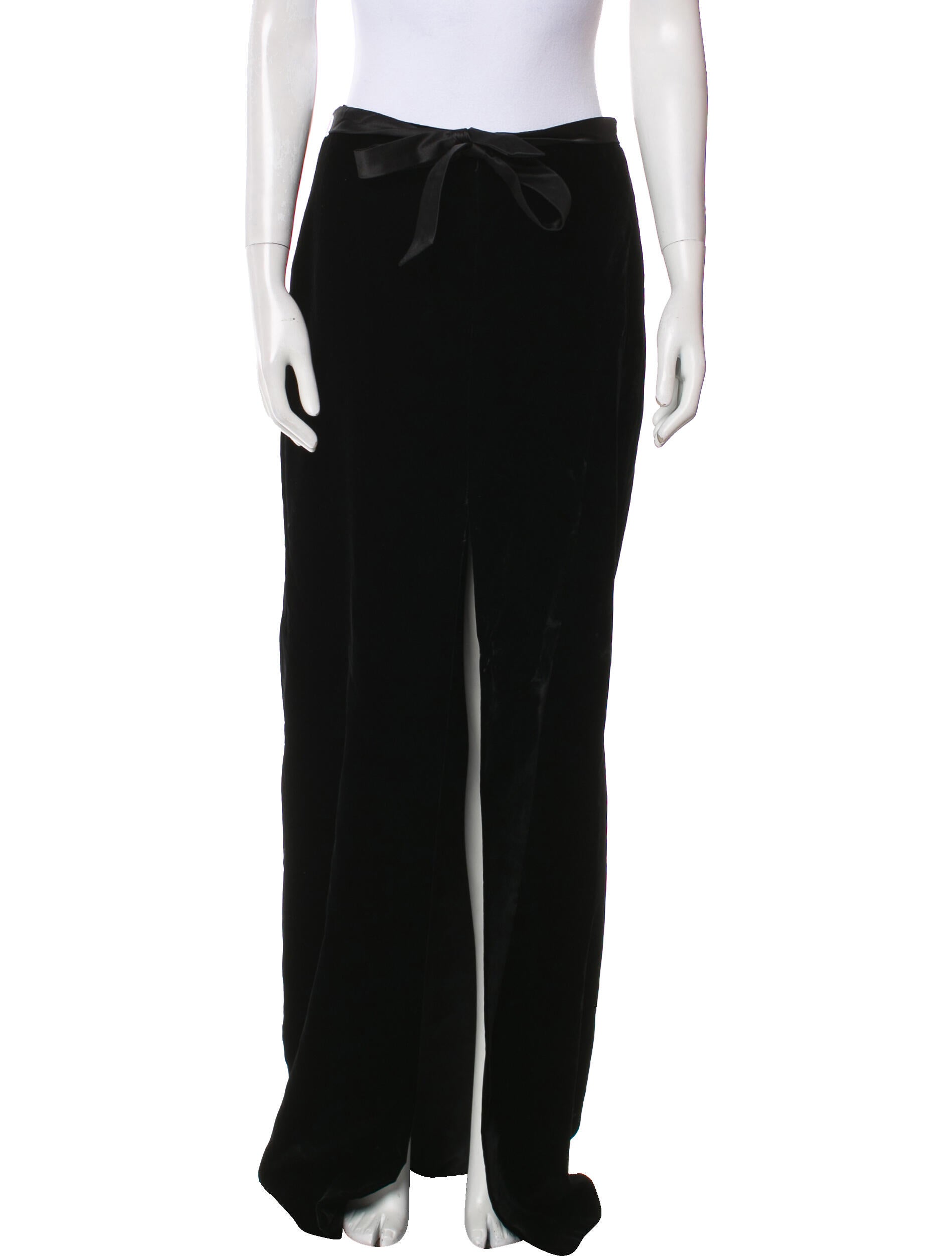 Saint Laurent Silk Long Skirt w/ Tags