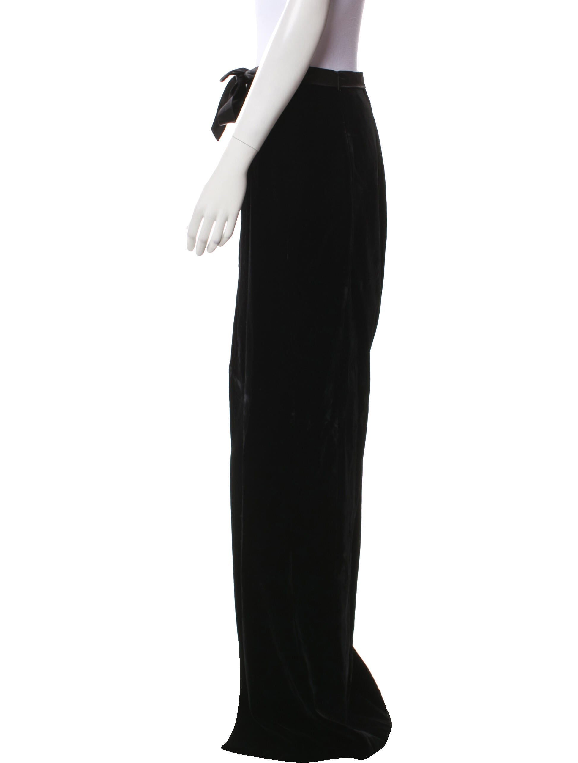 Saint Laurent Silk Long Skirt w/ Tags