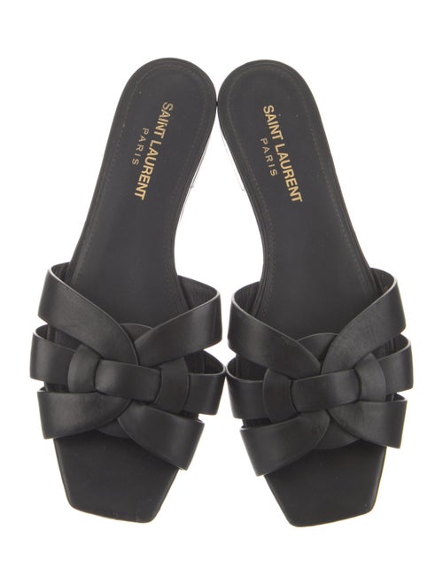 Saint Laurent Leather Slides