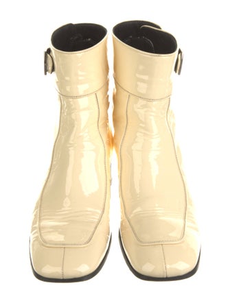 Saint Laurent Patent Leather Boots