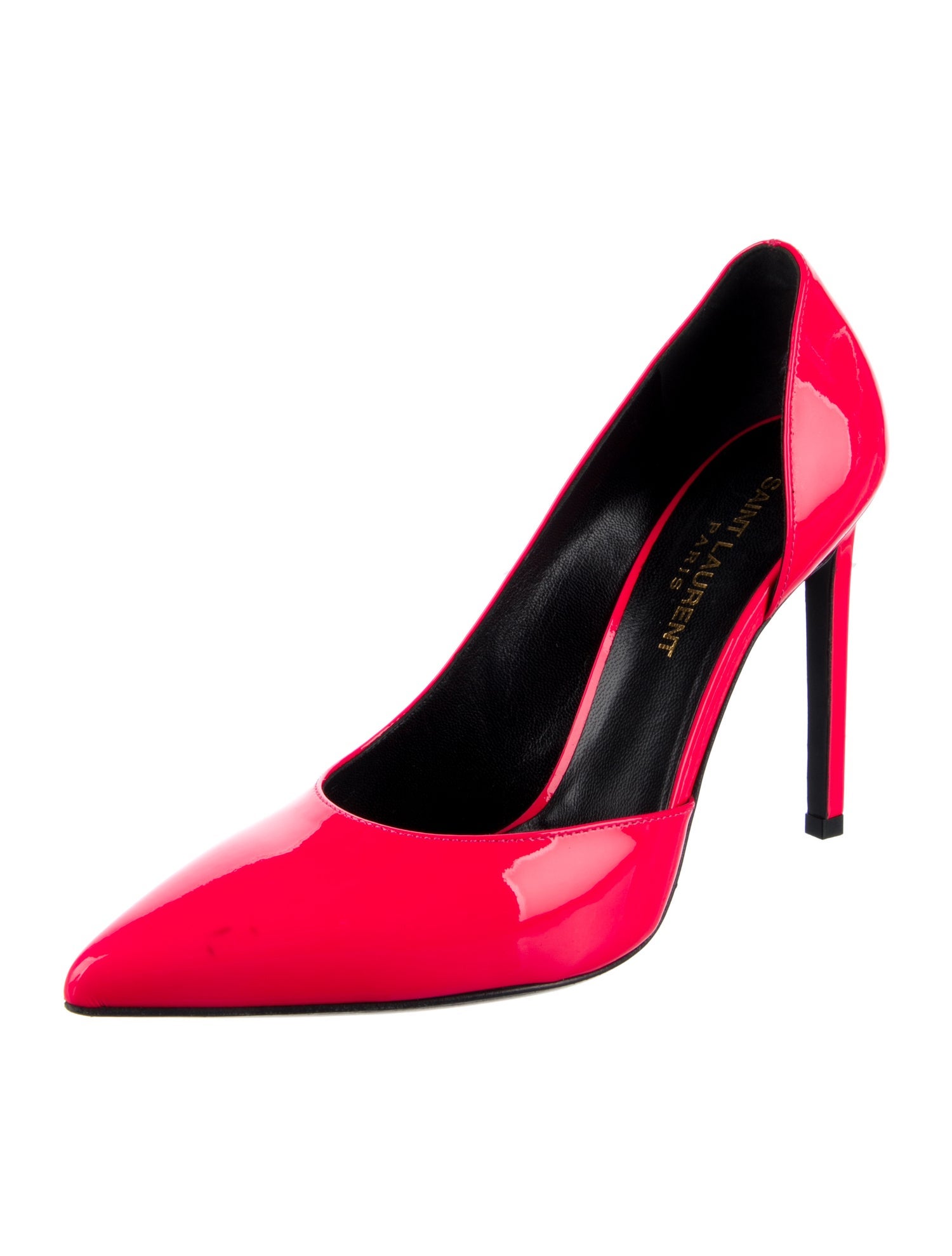 Saint Laurent Patent Leather D'Orsay Pumps