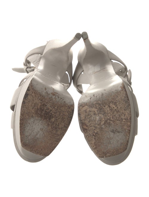 Saint Laurent Leather T-Strap Sandals