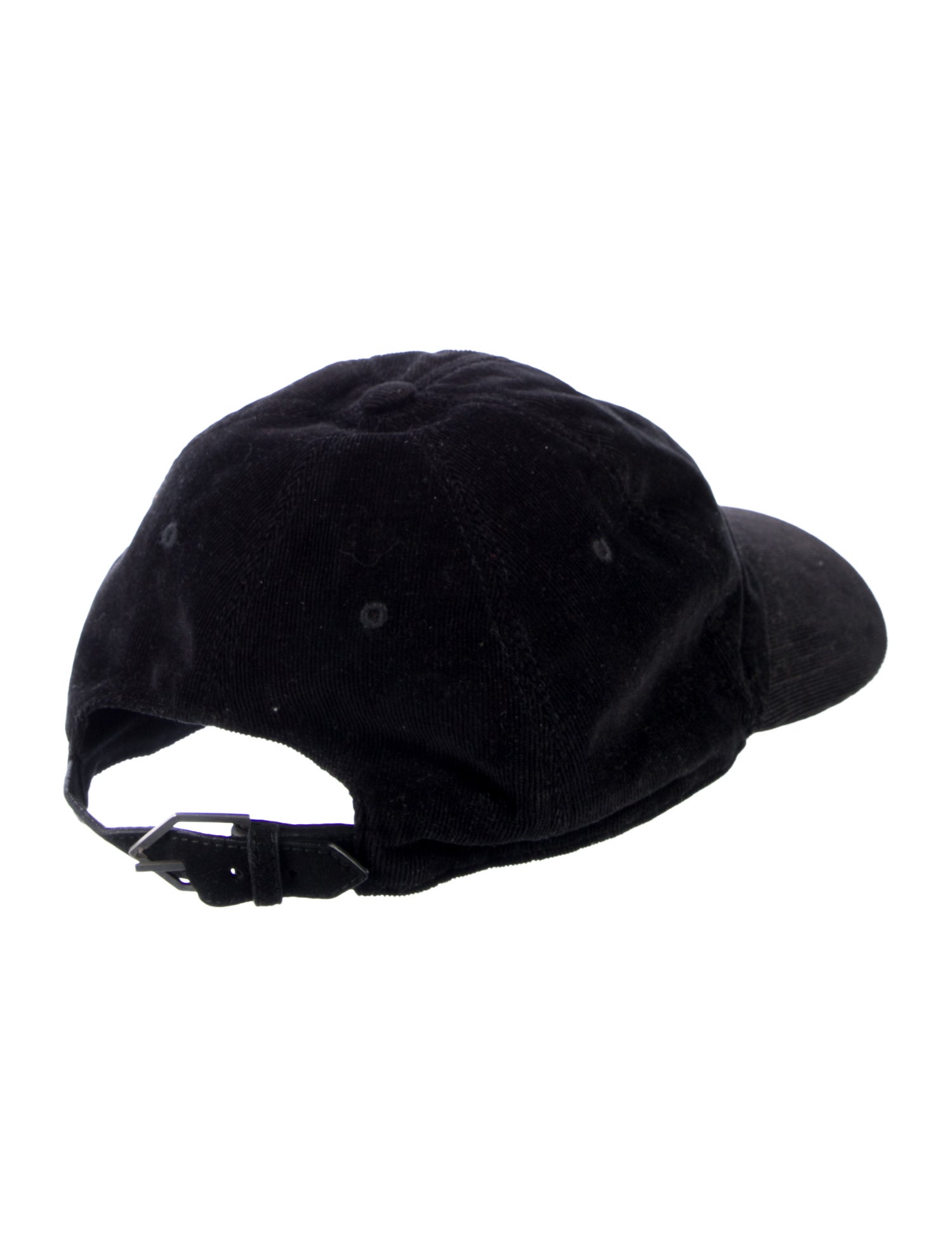 Saint Laurent Men's Suede Baseball Hat